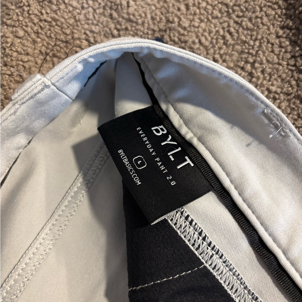 BYLT Basics Men's Dress Pants - Light Gray - Picture 2 of 3